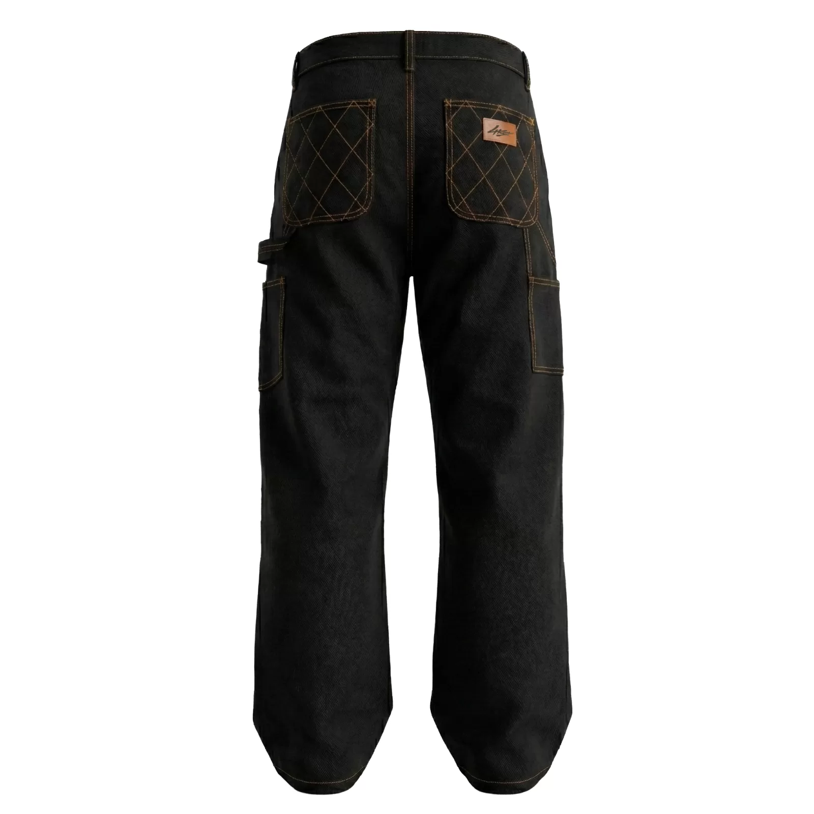 4RAU DOUBLE KNEE PANTS (BLACK) - 2
